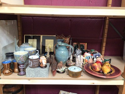 Lot 711 - Collection of ceramics and other sundry items to include a quantity of Toby Jugs, chalices and other sundry items