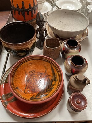 Lot 305 - West German pottery, together with other similar ceramics