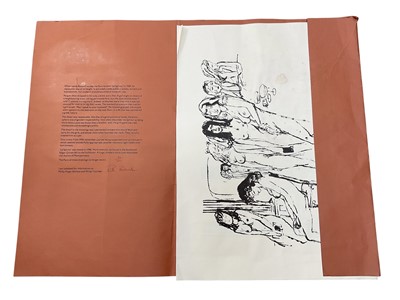 Lot 334 - Le Sphinx limited edition unframed prints (x5), numbered 14 of 500, in folder signed by Ruth Boswell