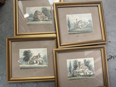 Lot 205 - Thomas Remnant Charleton (1756-1849) watercolour - four miniature works