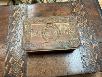 Lot 109 - First World War Princess Mary gift tin