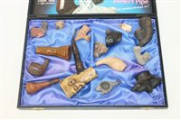 Lot 4208 - Antique and ancient tribal pipes - including...