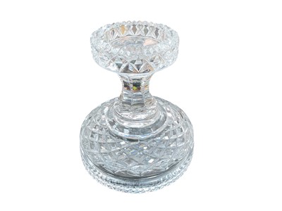 Lot 414 - Scarce Victorian cut glass pineapple stand, 19cm in overall height