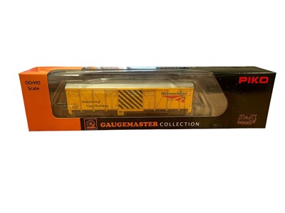 Lot 1823 - Flangeway OO Gauge Independent Snowplough Network Rail - ERA 10, boxed IS19-ADB 965230 (x2), FTG Models Network Rail SPA Wagons (x4)& Piko Gaugemaster Collection Network Rail Track Cleaning...
