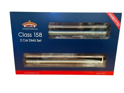 Lot 1826 - Bachmann OO Gauge Class 158 Two Car DMU 158849 BR Regional Railways, boxed 31-517DS (1)