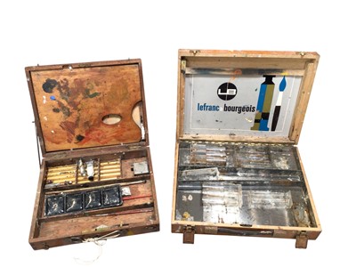 Lot 769 - Two paint boxes