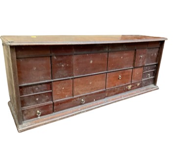 Lot 1345 - Victorian mahogany collectors' cabinet