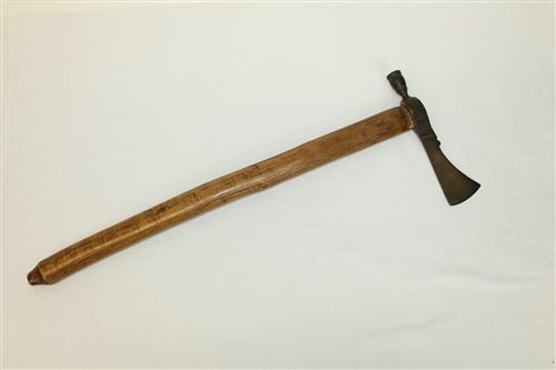 Lot 4229 - Rare 19th century pipe tomahawk with cast