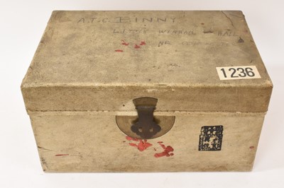 Lot 657 - Antique Chinese calf bound box