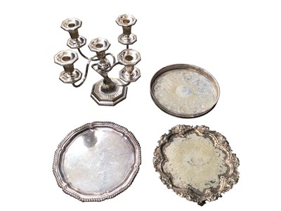 Lot 237 - Small group of silver plate