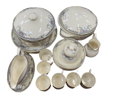 Lot 546 - Royal Doulton Romance series Juliet pattern dinner service
