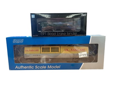 Lot 1858 - Dapol OO Gauge Track Cleaner & BR Green Diesel Brake Tender, both boxed (2)