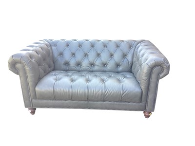 Lot 1307 - Two Chesterfield sofas