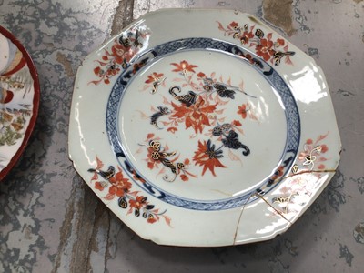 Lot 791 - Five 19th and 18th century Chinese blue and white porcelain plates and one Japanese (6)