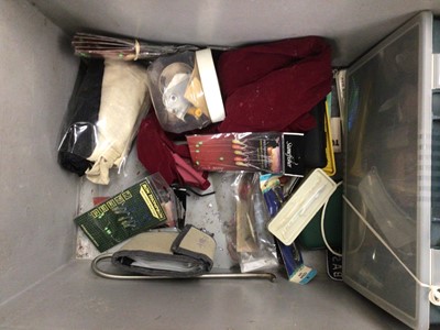 Lot 887 - Collection of fishing reels, fishing floats, rods, tripods, and paraphernalia
