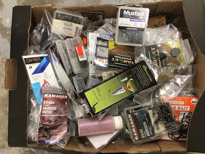 Lot 887 - Collection of fishing reels, fishing floats, rods, tripods, and paraphernalia