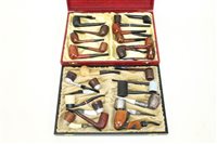 Lot 4250 - Collection of modern briar Silverered and...