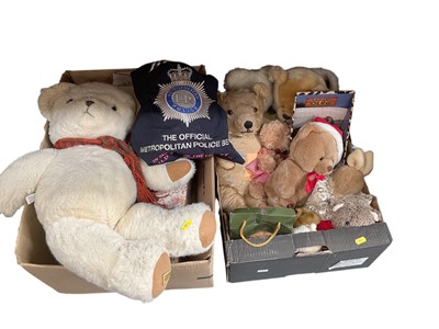 Lot 485 - Two boxes of Merrythought and other bears (2).