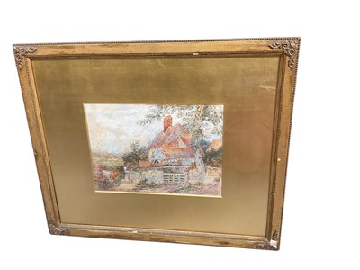 Lot 978 - Group of various pictures and prints to include 19th century and later watercolours in glazed frames, (qty).