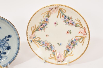 Lot 6 - Group of 18th and 19th century English, continental and Chinese ceramics, including Nymphenburg, Samson, Naples, etc