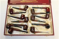 Lot 4122 - Collection of GBD briar pipes - including...