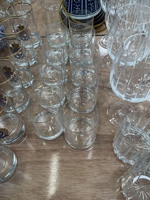 Lot 538 - Set of ten Ralph Lauren etched glass tumblers (10).