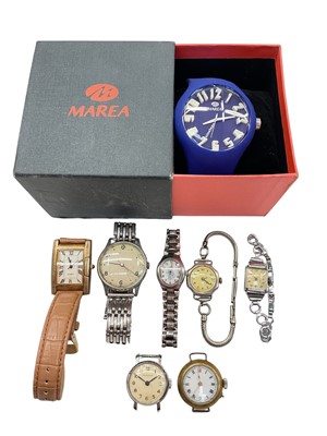 Lot 1162 - Group of vintage and later wristwatches