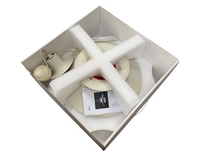 Lot 116 - Boxed Louis Poulsen PH 5 modern white metal frisbee pendant light