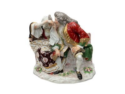 Lot 121 - 19th century Samson 'Derby' porcelain figure group