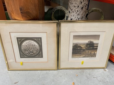 Lot 954 - Kathleen Caddick (b.1937), three etchings, framed