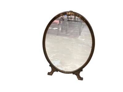 Lot 1436 - Early 20th century chinoiserie framed mirror, 44.5cm x 65cm