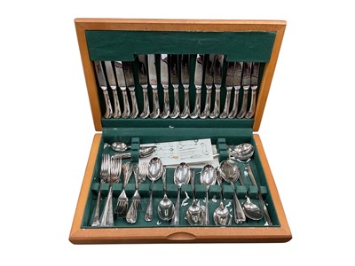 Lot 818 - Slack & Barlow (Sheffield) canteen of cutlery in box.