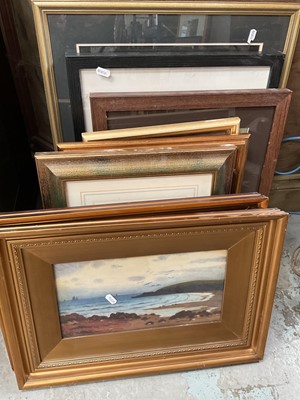 Lot 963 - Group of pictures, including watercolours, prints, etc