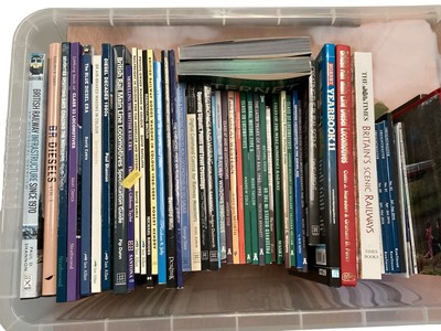 Lot 1889 - Large selection of railway reference books (3 boxes)