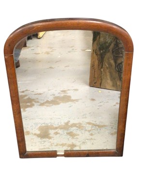 Lot 1448 - Victorian mahogany wall mirror approximately 49cm x 65cm