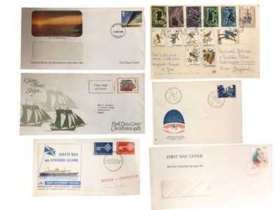 Lot 394 - Collection of stamps to include first day and albums