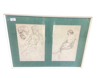Lot 834 - Selection of life study drawings