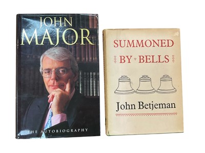 Lot 1675 - John Betjeman - Summoned by Bells first edition and signed John Major autobiography (2).