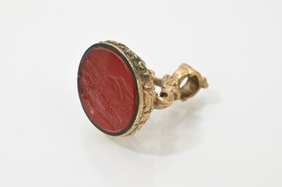 Lot 480 - 19th century gilt metal seal