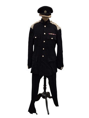 Lot 73 - Major Sir John Griffin K.C.V.O. (1924-2009), Extra Equerry to H.M. Queen Elizabeth The Queen Mother (1956-2002) Queen Elizabeth II Officer's dress uniform of 2nd Dragoon Guards (Queen's Bays)