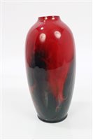 Lot 2022 - Royal Doulton Sung flambé vase with mottled...