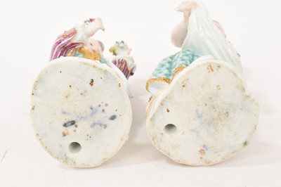 Lot 96 - Pair of 19th century Meissen figures of children