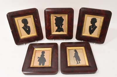 Lot 765 - Five various silhouettes