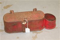 Lot 3940 - Bamfords stationary engine implement toolbox -...