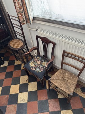Lot 5259 - Regency child's high back correctional chair and two other child's chairs