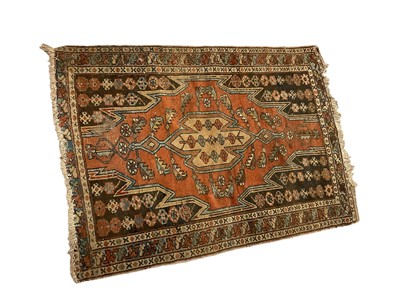 Lot 1492 - Small Persian rug