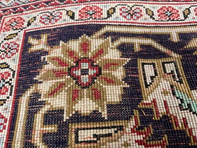 Lot 1488 - Kashan part silk tree of life rug