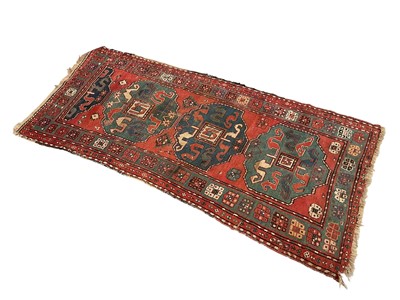 Lot 1495 - Antique Persian runner, 109 x 233cm