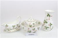 Lot 2043 - Wedgwood Wild Strawberry tea and dinner...