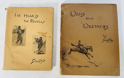 Lot 929 - Two volumes, Snaffles, 'Osses and Obstacles, 1935 and "I've Heard The Revelly", 1953, both with dust jackets